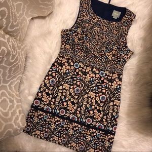 Anthropologie Maeve Brindille sheath Dress 10P